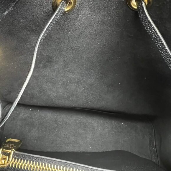 100% Authentic Louis Vuitton NeoNoe Black Leather Satchel - Picture 13 of 16